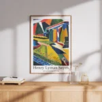 ABSTRACT LANDSCAPE Art by Henry Lyman Sayen