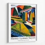 ABSTRACT LANDSCAPE Art by Henry Lyman Sayen - Image 6
