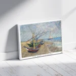 FISHING BOATS ON THE BEACH AT SAINTES - MARIES - Image 3