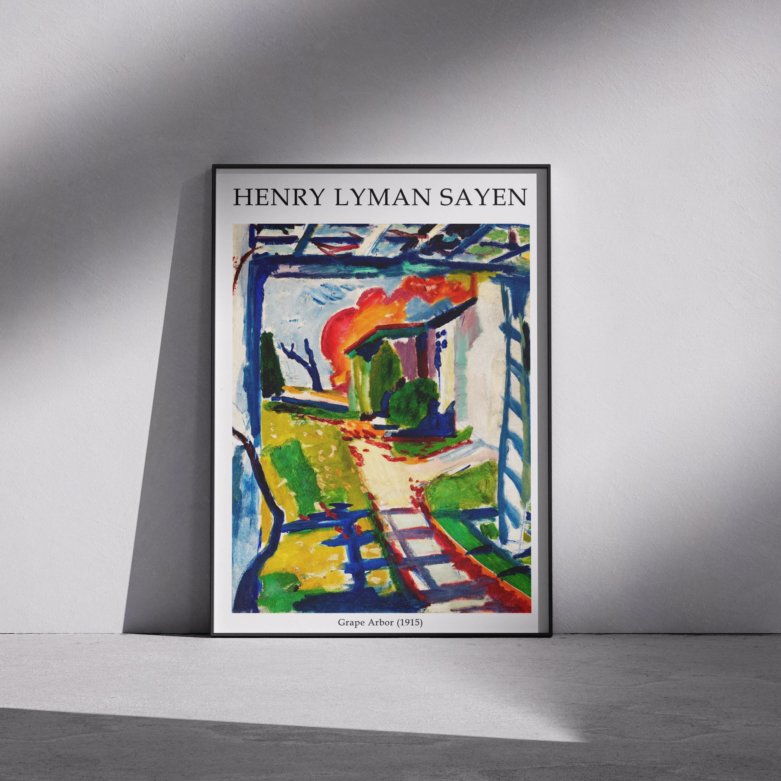 Grape Arbor (1915) 1 GRAPE ARBOR by Henry Lyman Sayen - Image 1