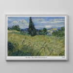 GREEN WHEAT FIELD WITH CYPRESS - Image 5