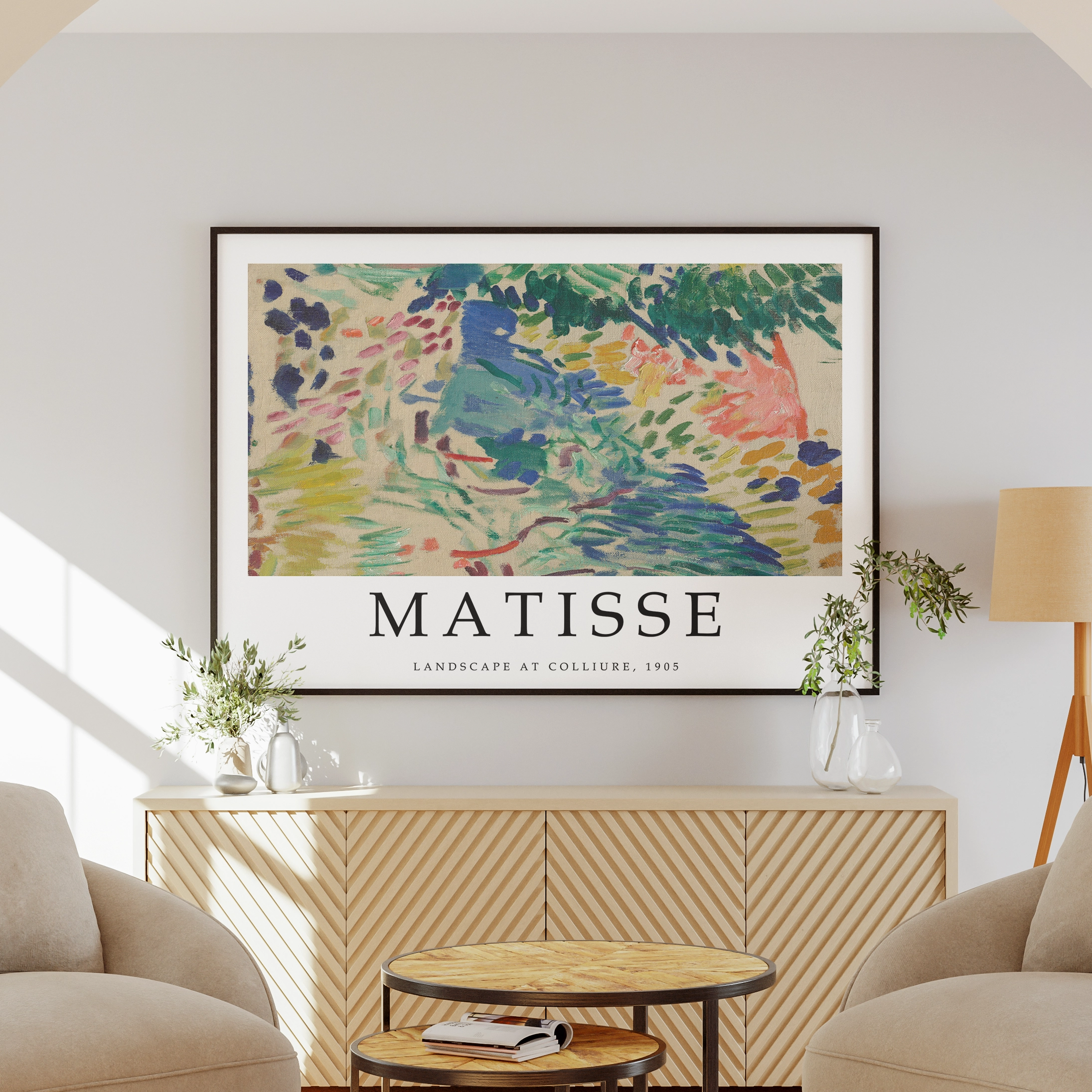 Landscape at Colliure (1905) by Henri Matisse 1 Landscape at Collioure by Henri Matisse - Image 1