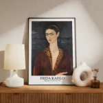 SELF-PORTRAIT IN A VELVET DRESS