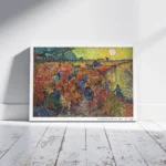 THE RED VINEYARDS NEAR ARLES - VAN GOGH