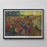 THE RED VINEYARDS NEAR ARLES - VAN GOGH - Image 4