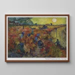 THE RED VINEYARDS NEAR ARLES - VAN GOGH - Image 6