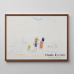 Two Women and Child on Beach by Charles Demuth - Image 7