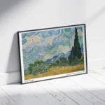 GREEN WHEAT FIELD WITH CYPRESS - Image 2