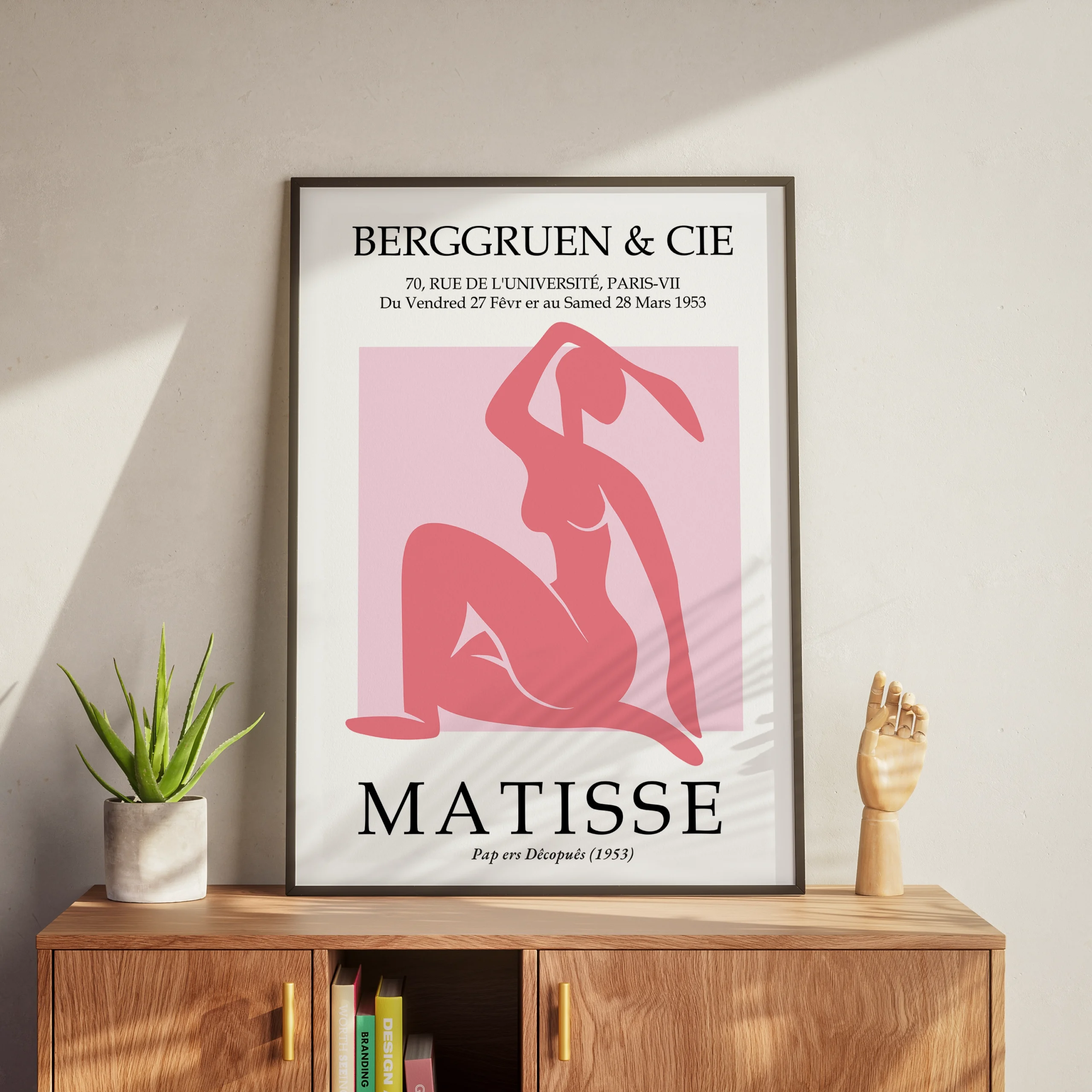 matisse-berggruen-cie-abstract-art-poster-jindd 1 Berggruen Matisse by Henri Matisse - Image 1