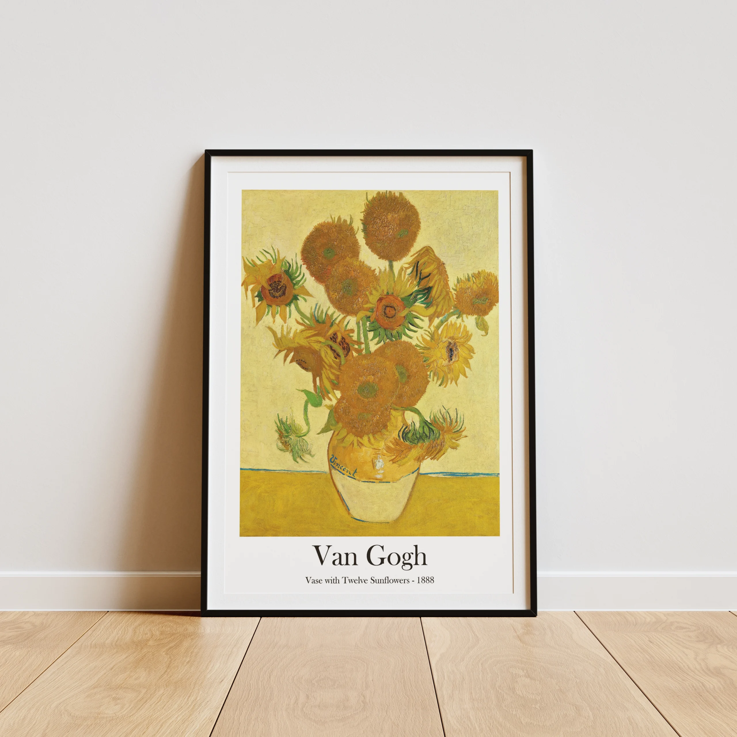 van-gogh-sunflowers-vase-twelve-canvas-veneer-art 1 VASE WITH TWELVE SUNFLOWERS - Image 1