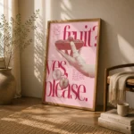 Ballet Flats Fruity Magazine Collage Canvas Print - Image 2