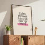 Best Investment Make In Yourself Quote Canvas Print - Image 2