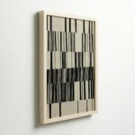 Black White Pattern Abstract Contemporary Wall Decor - Image 6