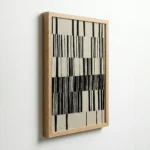 Black White Pattern Abstract Contemporary Wall Decor - Image 7