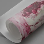 Cherry Cake Pink Dessert Painting Canvas Print - Image 3