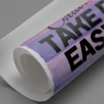 Chill Take It Easy Watercolor Quote Canvas Print - Image 3
