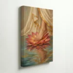 Divine Feet Lotus Spiritual Vastu Wall Art for Meditation and Prayer Room - Image 4