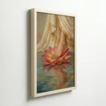 Divine Feet Lotus Spiritual Vastu Wall Art for Meditation and Prayer Room - Image 6