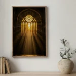 Divine Light Blessings Spiritual Vastu Canvas Print for Positive Home Energy