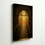 Divine Light Blessings Spiritual Vastu Canvas Print for Positive Home Energy - Image 4