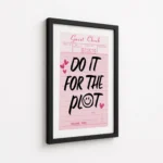 Do It For The Plot Check Canvas Print - Image 5