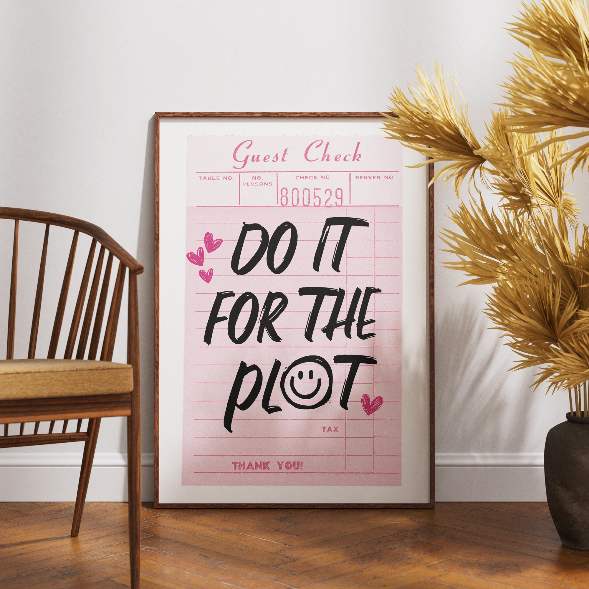 Do It For The Plot Check_Featured Image 1 Do It For The Plot Check Canvas Print - Image 1