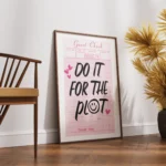 Do It For The Plot Check Canvas Print - Image 2