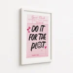 Do It For The Plot Check Canvas Print - Image 6