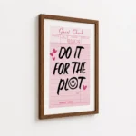 Do It For The Plot Check Canvas Print - Image 7