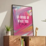 Do More What You Love Paint Canvas Print - Image 2