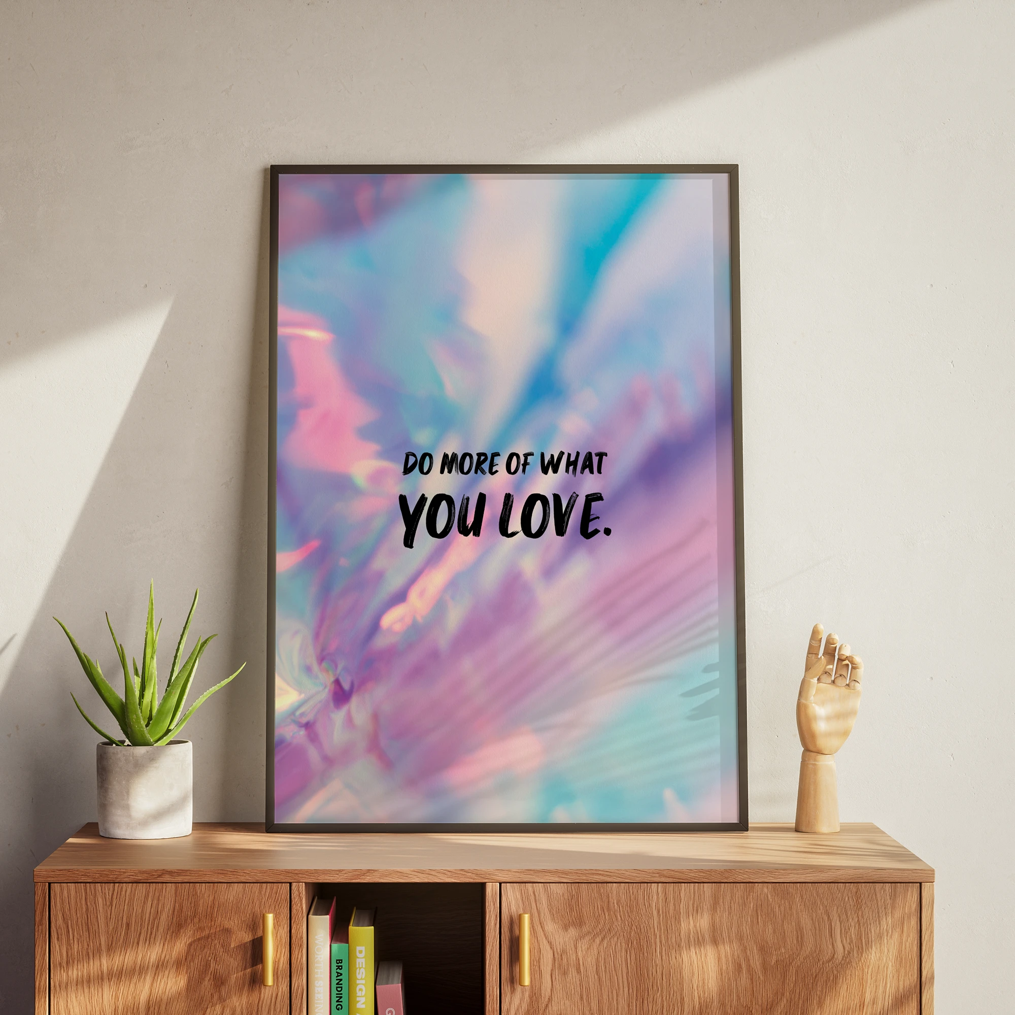 Do More What You Love Tie Dye_Featured Image 1 Do More What You Love Tie Dye Canvas Print - Image 1