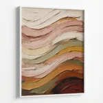 Earthy Flow – Abstract Textured Canvas Art - Image 5
