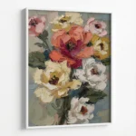 Expressive Floral Harmony –  Flower Canvas Art - Image 5