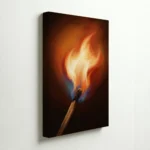 Focused Fire Energy Minimalist Vastu Canvas Wall Art for Office Success - Image 4