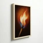 Focused Fire Energy Minimalist Vastu Canvas Wall Art for Office Success - Image 6