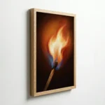 Focused Fire Energy Minimalist Vastu Canvas Wall Art for Office Success - Image 7
