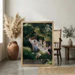 Garden Soiree - Abstract Art Canvas Print