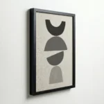 Geometric Neutral Shapes Scandinavian Minimal Wall Art - Image 5