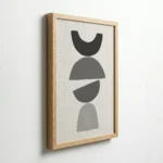 Geometric Neutral Shapes Scandinavian Minimal Wall Art - Image 7