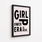 Girl Over Era Bold Typography Canvas Print - Image 5