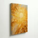 Golden Energy Burst Prosperity Vastu Wall Art for Wealth and Abundance - Image 4