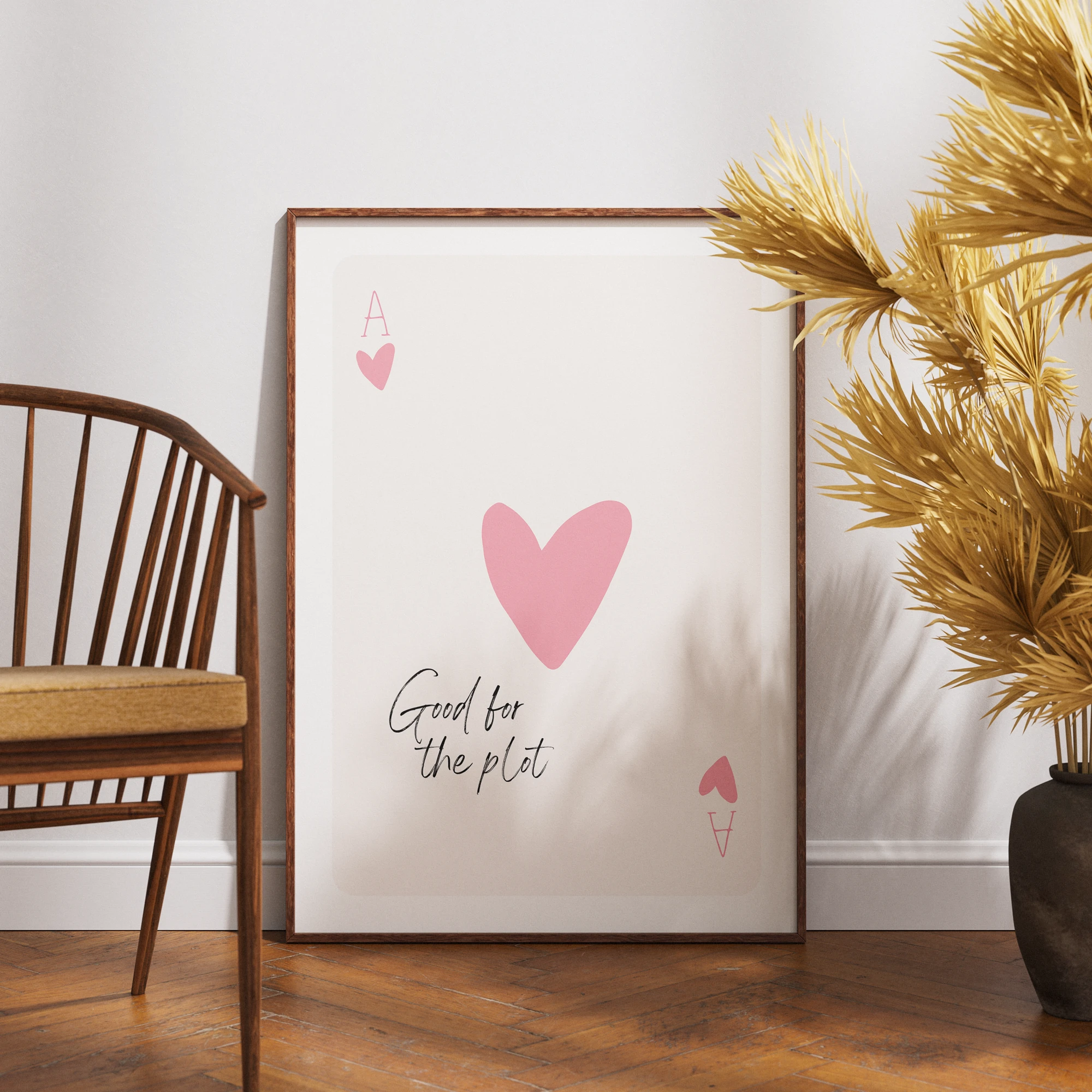 Good For The Plot Ace Card_Featured Image 1 Good For The Plot Ace Card Canvas Print - Image 1