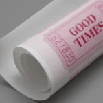 Good Times Pink Ticket Stack Canvas Print - Image 3