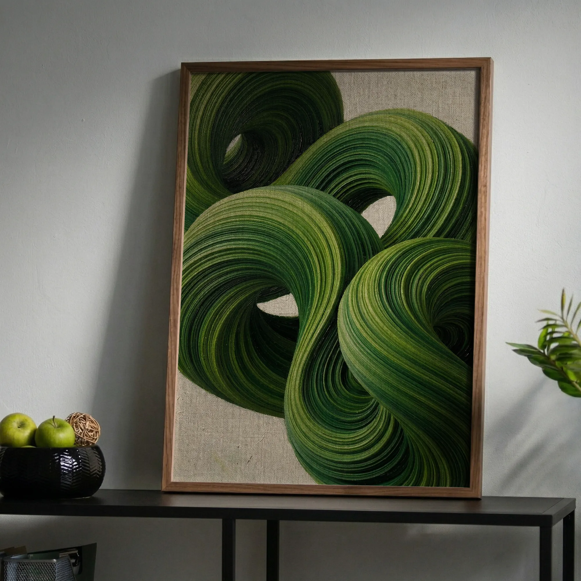 Green Flow Abstract Organic Modern Luxury Wall Art_Featured Image 1 Green Flow Abstract Organic Modern Luxury Wall Art - Image 1