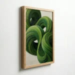 Green Flow Abstract Organic Modern Luxury Wall Art - Image 7