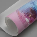 Hanging Disco Ball Pink Gradient Canvas Print - Image 3