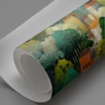 Hidden Hamlet - Abstract Art Canvas Print - Image 3