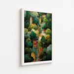 Hidden Hamlet - Abstract Art Canvas Print - Image 6
