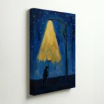 Hopeful Light Path Night Vastu Canvas Painting for New Beginnings - Image 4