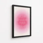 Keep Chasing Your Dreams Neon Canvas Print - Image 5